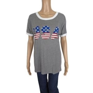 PINK Victoria's Secret USA Graphic T-Shirt M